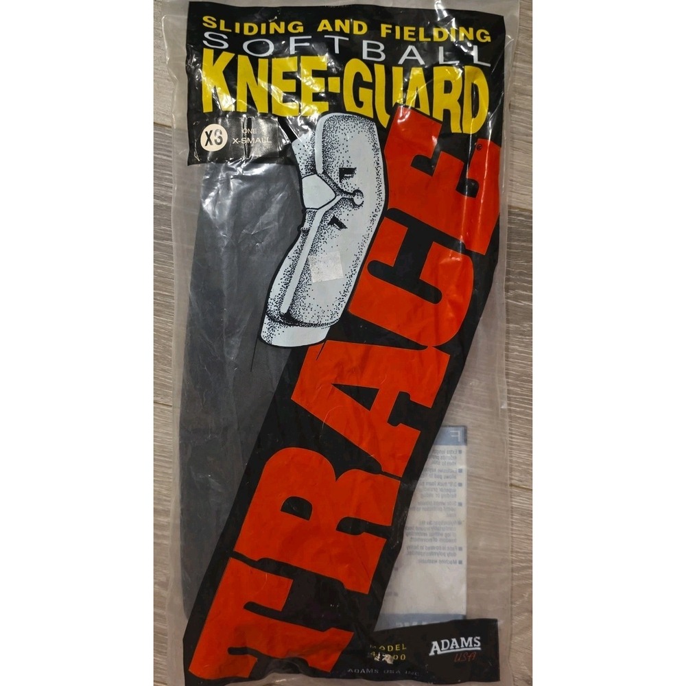 NEW TRACE Long Style Softball Knee Guard Black Size‎ Extra Small